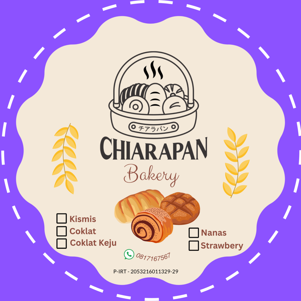 Brown and Beige Organic Bakery Label Sticker (6)
